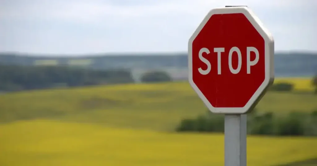 What geometric shape is generally used for stop signs